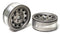 1.9 SR04 Beadlock Wheels Uncoated Silver (2)