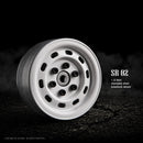 1.9 SR02 Beadlock Wheels Gloss White (2)