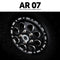 1.9 AR07 5 Lug Aluminum Beadlock Wheels (2)