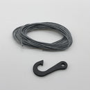 Synthetic Winch Line with Steel Hook