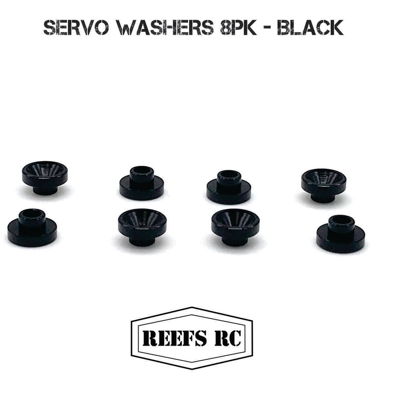 Servo Washers 8pk - Black