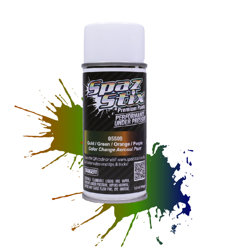 Color Changing Paint Gold / Green / Orange / Purple Aersol 3.5