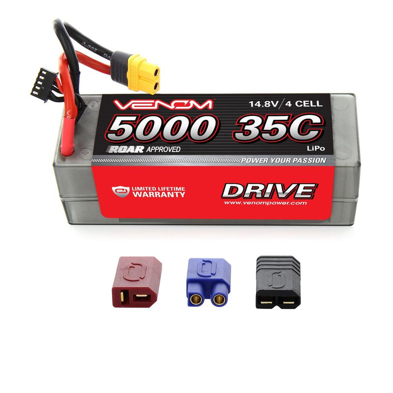 DRIVE 35C 4S 5000mAh 14.8V LiPo Hardcase ROAR Battery