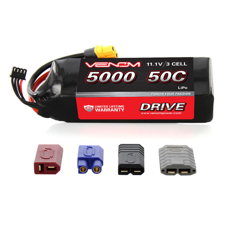 DRIVE 50C 3S 5000mAh 11.1V LiPo Battery with UNI 2.0 Plug