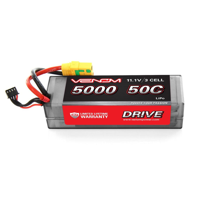 DRIVE 50C 3S 5000mAh 11.1V LiPo Hardcase Battery with