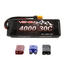 30C 2S 4000mAh 7.4V LiPo Battery with Universal 2.0 Plug