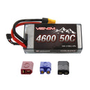 50C 2S 4600mAh 7.4V LiPo Short Hardcase Battery with Uni 2.0