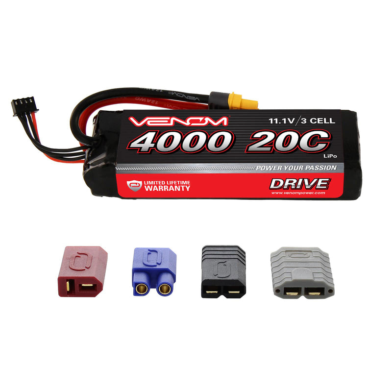 DRIVE 20C 3S 4000mAh 11.1V LiPo Battery with UNI 2.0 Plug